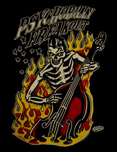 Vince Ray Psychobilly Freakout T-Shirt by Poster pop