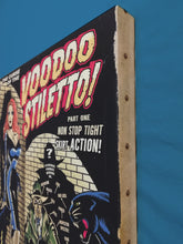 Load image into Gallery viewer, Vince Ray Voodoo Stiletto art lowbrow stretched canvas print