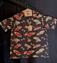 Load image into Gallery viewer, Mens short sleeved shirt - Cars Print