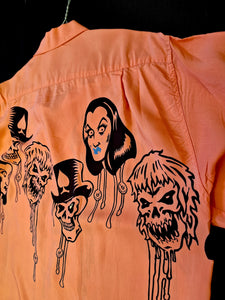Zombie Voodoo Heads Shirt - UK size Medium (Japan size Large)