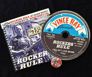 Vince Ray Rockers Rule 5 track EP with free badge