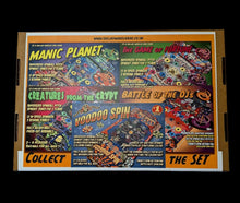 Load image into Gallery viewer, Back label of Spin Ball game by Vince Ray and Deejay Wheelie Bag
