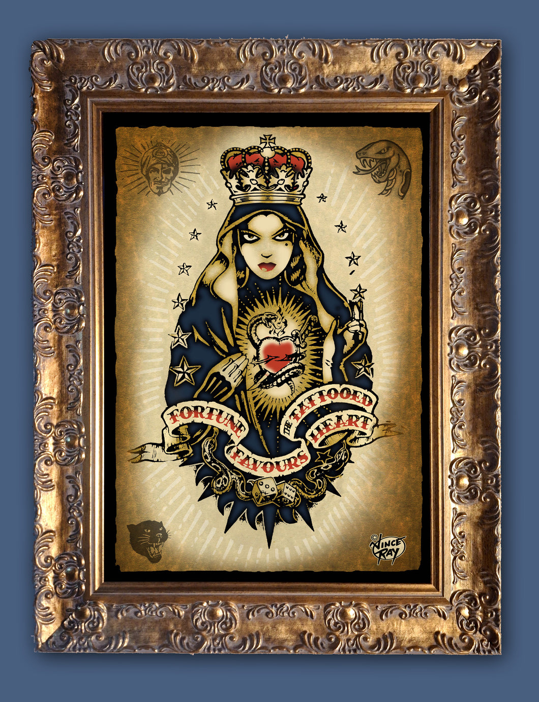 Voodoo Queen Framed A3 poster – Vince Ray