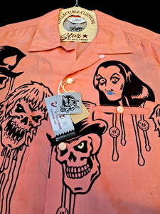 Zombie Voodoo Heads Shirt - UK size Medium (Japan size Large)