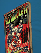 Load image into Gallery viewer, Vince Ray`s tribute to Bo Diddley, Print on Canvas