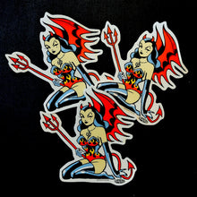 Load image into Gallery viewer, Vince Ray Devil Girl Sticker