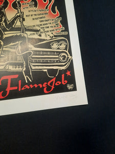 Flame Job (The Cramps) A3 Art Print