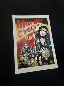 Murder Cycle A3 Signed Art Print