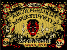 Load image into Gallery viewer, Vince Ray Ouija Board print on canvas lowbrow art