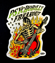 Load image into Gallery viewer, Vince Ray Pyschobilly Freakout sticker