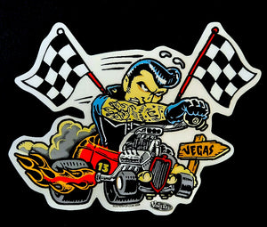 Vince Ray Rockabilly Hotrod sticker