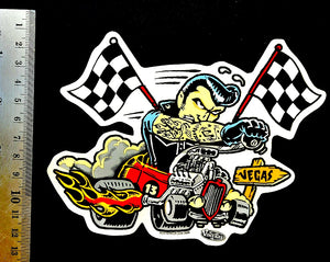 Vince Ray Rockabilly Hotrod sticker