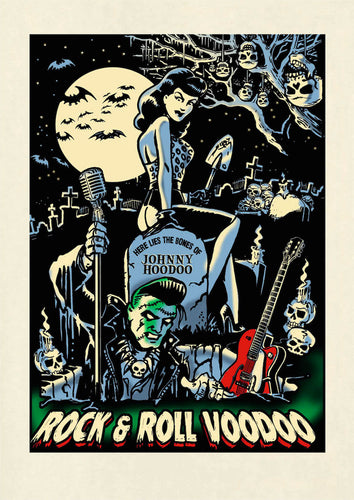 Rock & Roll Voodoo A3 Poster
