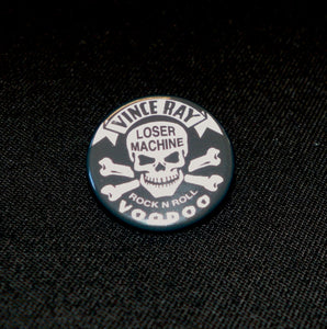 Skull pin badge