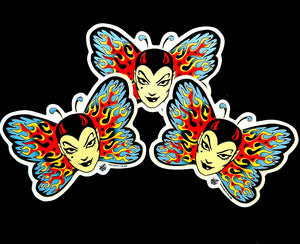 Vince Ray Butterfly sticker