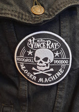 Load image into Gallery viewer, Vince Ray Loser Machine Skull iron on embroidered patch