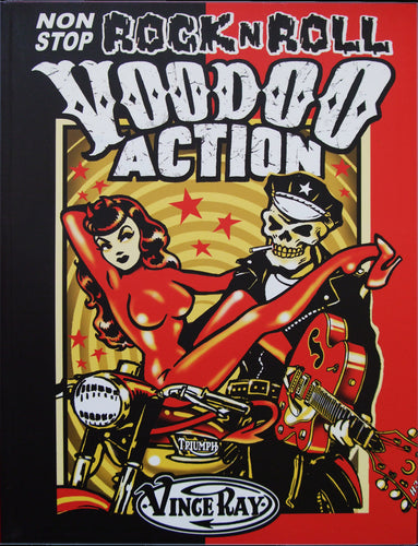 Vince Ray Book 2 Non Stop Rock n Roll Voodoo Action lowbow art book