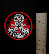 Load image into Gallery viewer, Vince Ray`s embroidered patch, Everybody Smokes in Hell